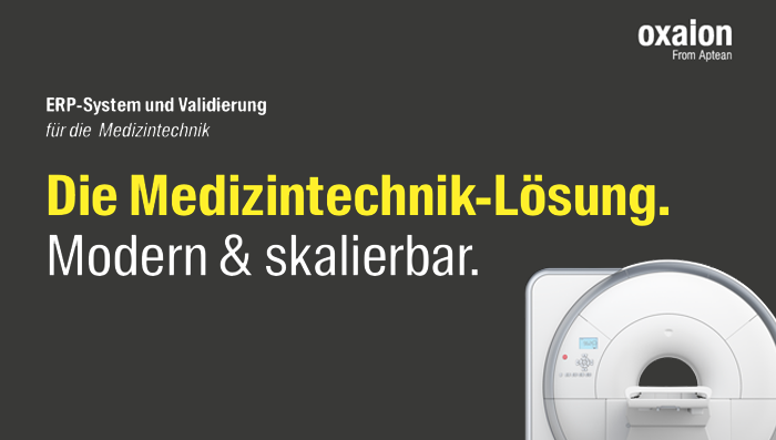 Die Medizintechnik-Lösung. Modern & skalierbar.