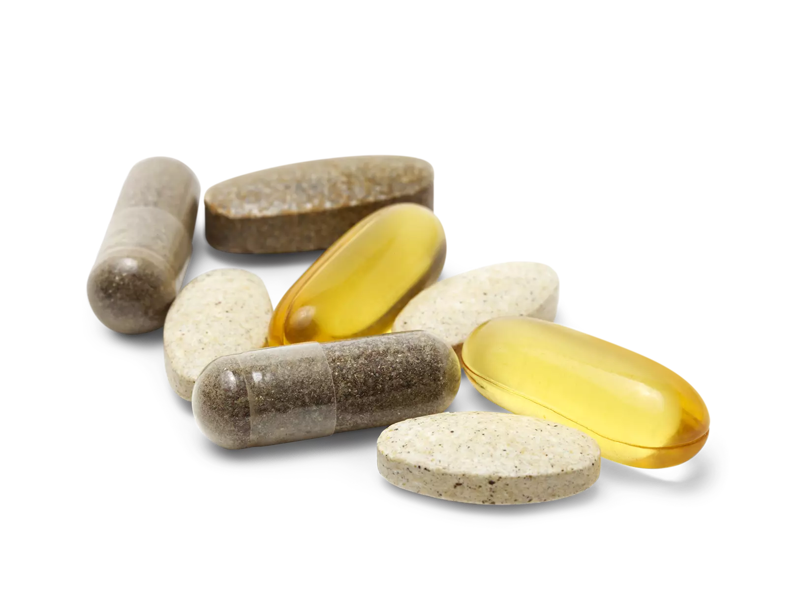 Assorted pills
