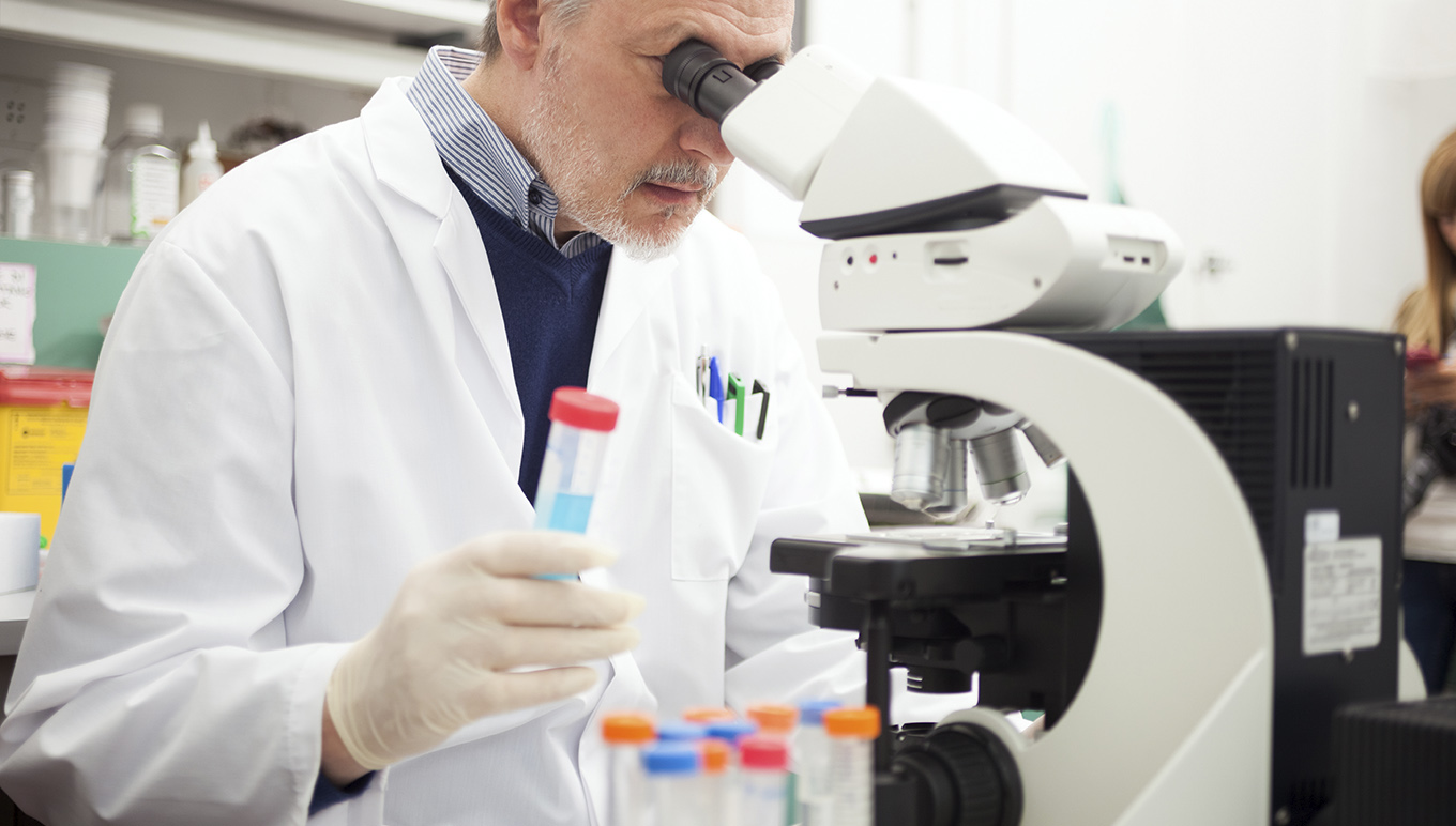 Scientist in lab