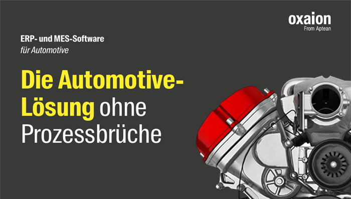 Die Automotive-Lösung ohne Prozessbrüche - Infografik
