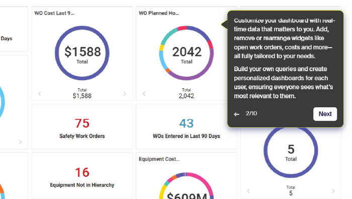 EAM product UI