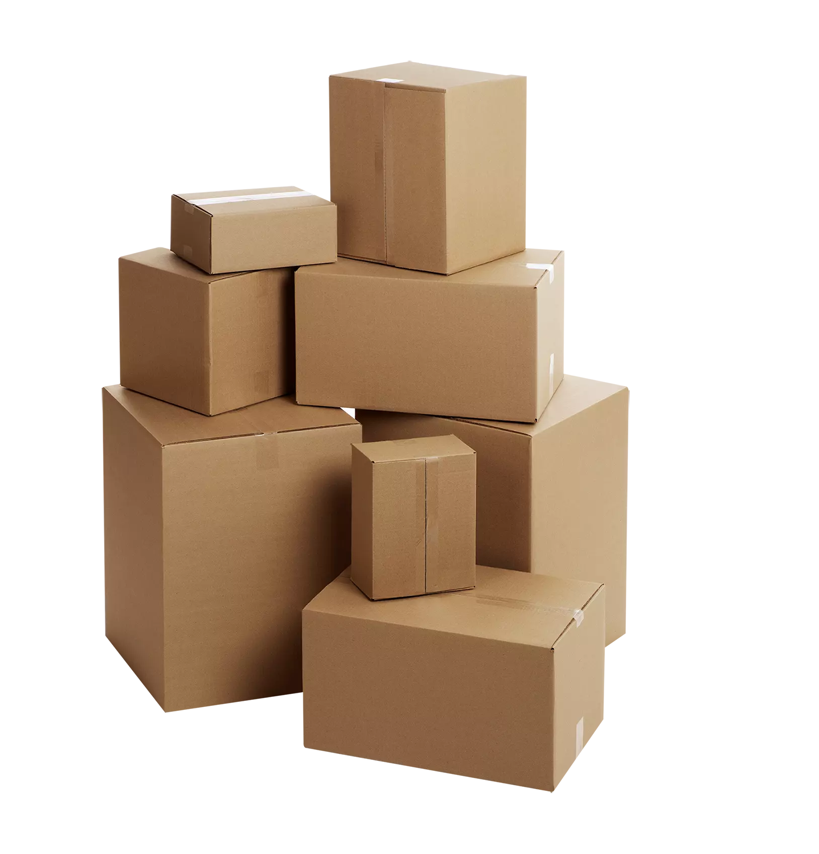 Boxes in stack
