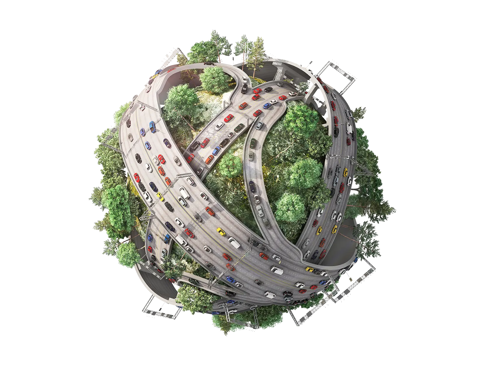 Green-friendly transportation on roads