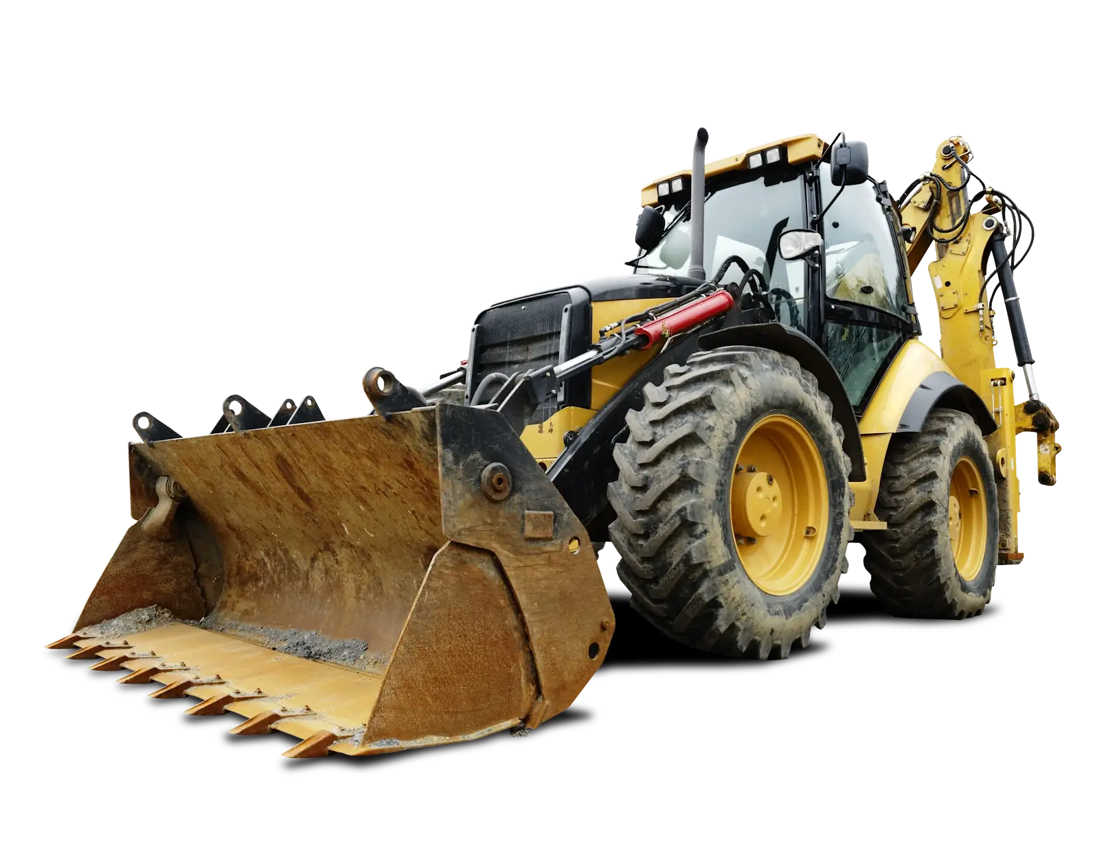 Tractor with front-end loader
