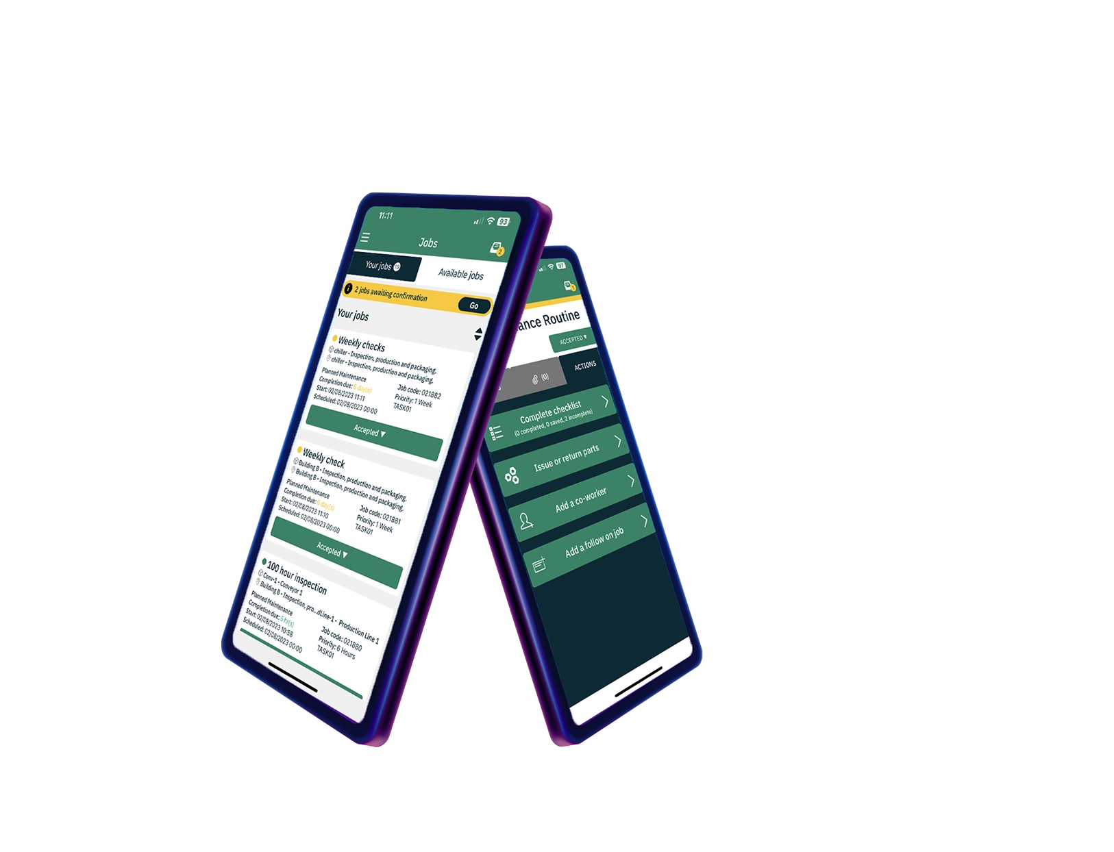 Agility EAM Product UI Mobile