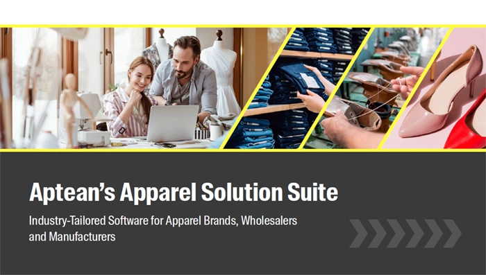Aptean’s Apparel Solution Suite: Industry-Tailored Software for Apparel Brands, Wholesalers And Manufacturers