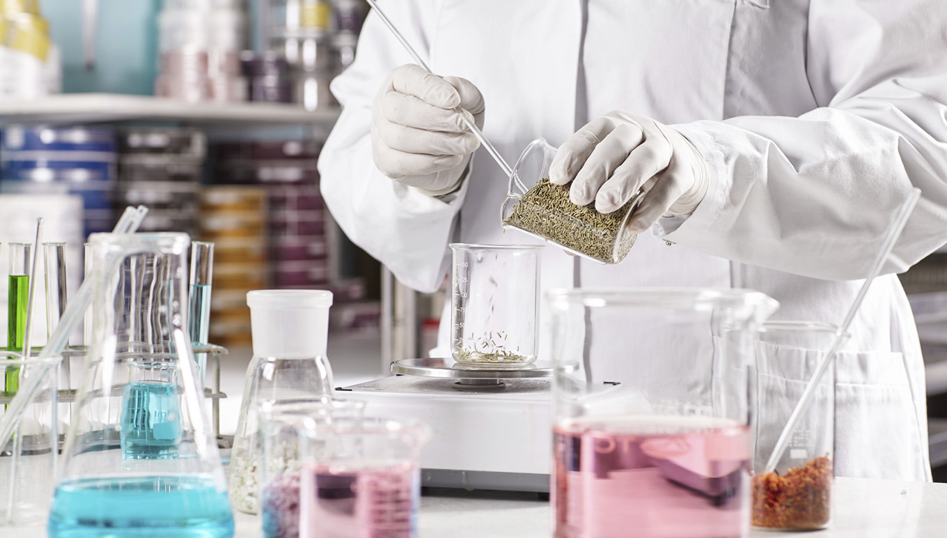 Scientist in lab