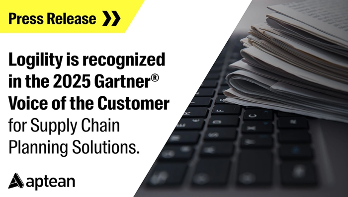 Logility is recognized in the 2025 Gartner® Voice of the Customer for Supply Chain Planning Solutions