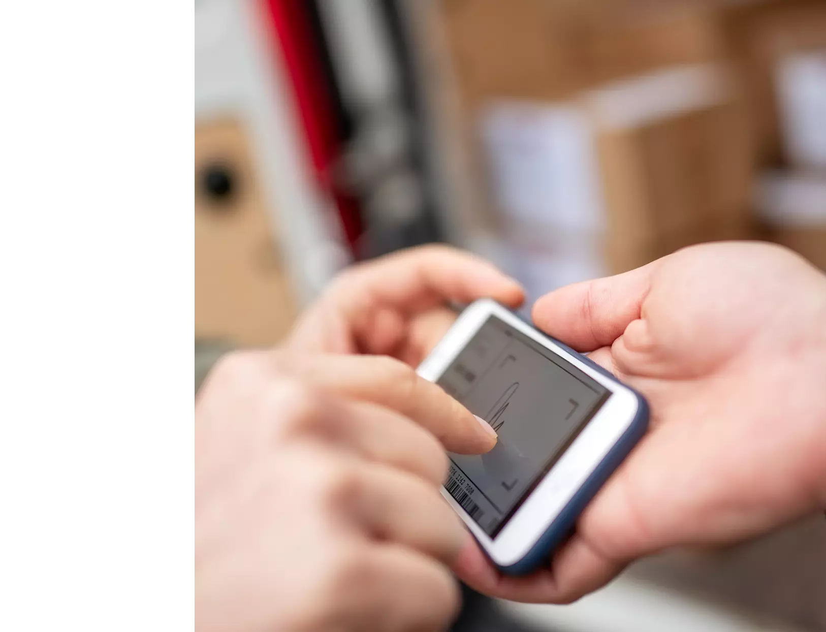 Handtekening vastleggen op telefoon