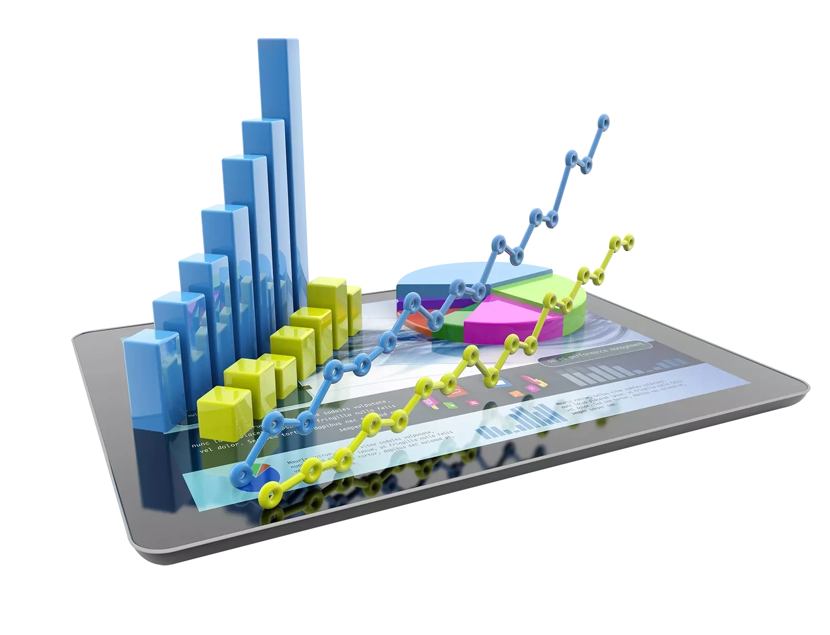Data on tablet