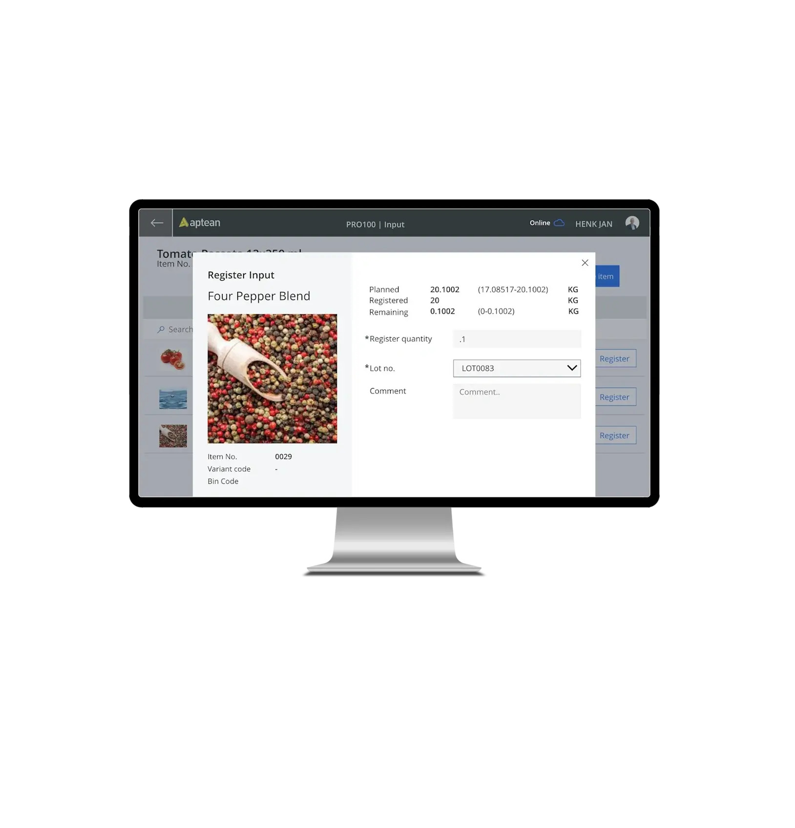 Food and beverage system overview.