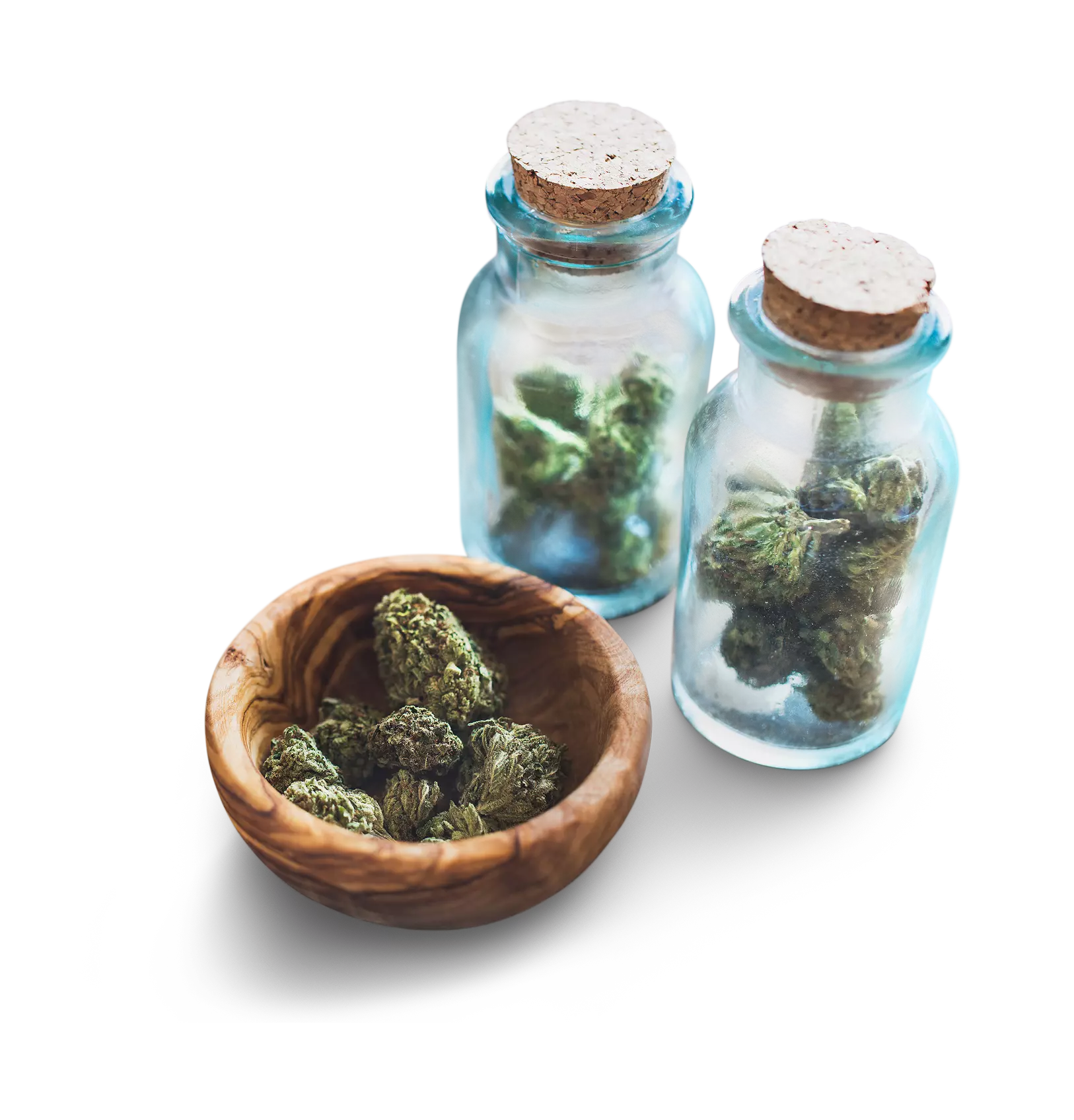 Cannabis in een potje