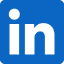 LinkedIn icon.