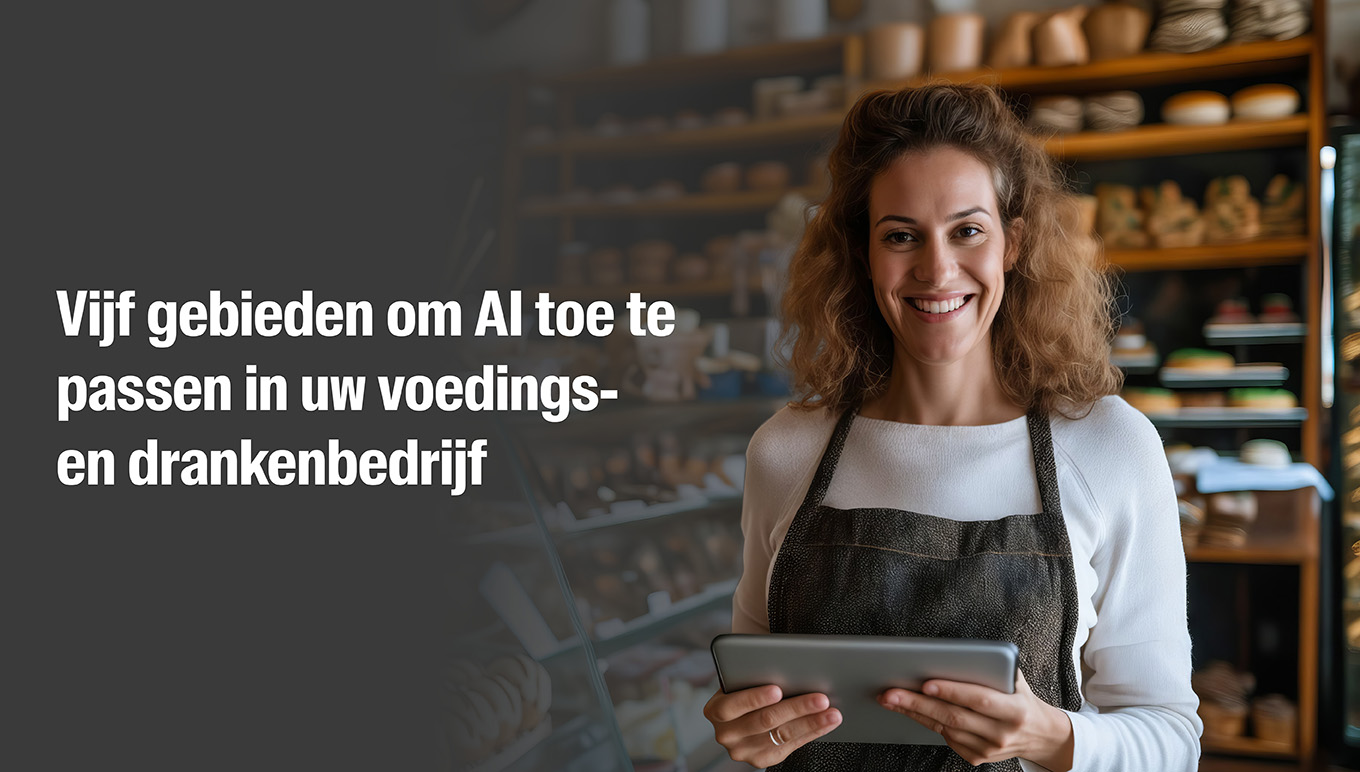 Five Areas To Apply AI in Your Food and Beverage Operation - Infographic