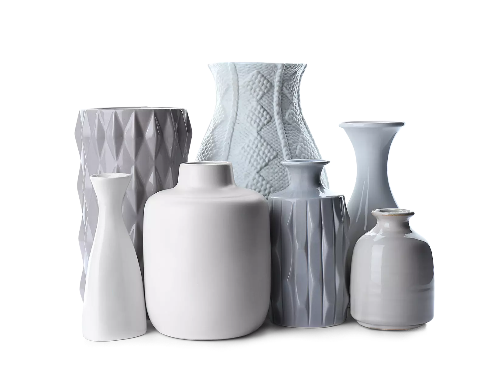 Assorted vases